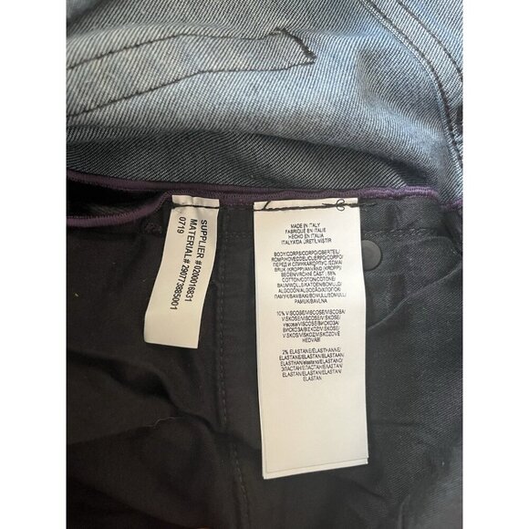 Ralph Lauren Purple Label Women's Coated Slim Fit Jeans - Size 30 - BLACK - Picture 8 of 15